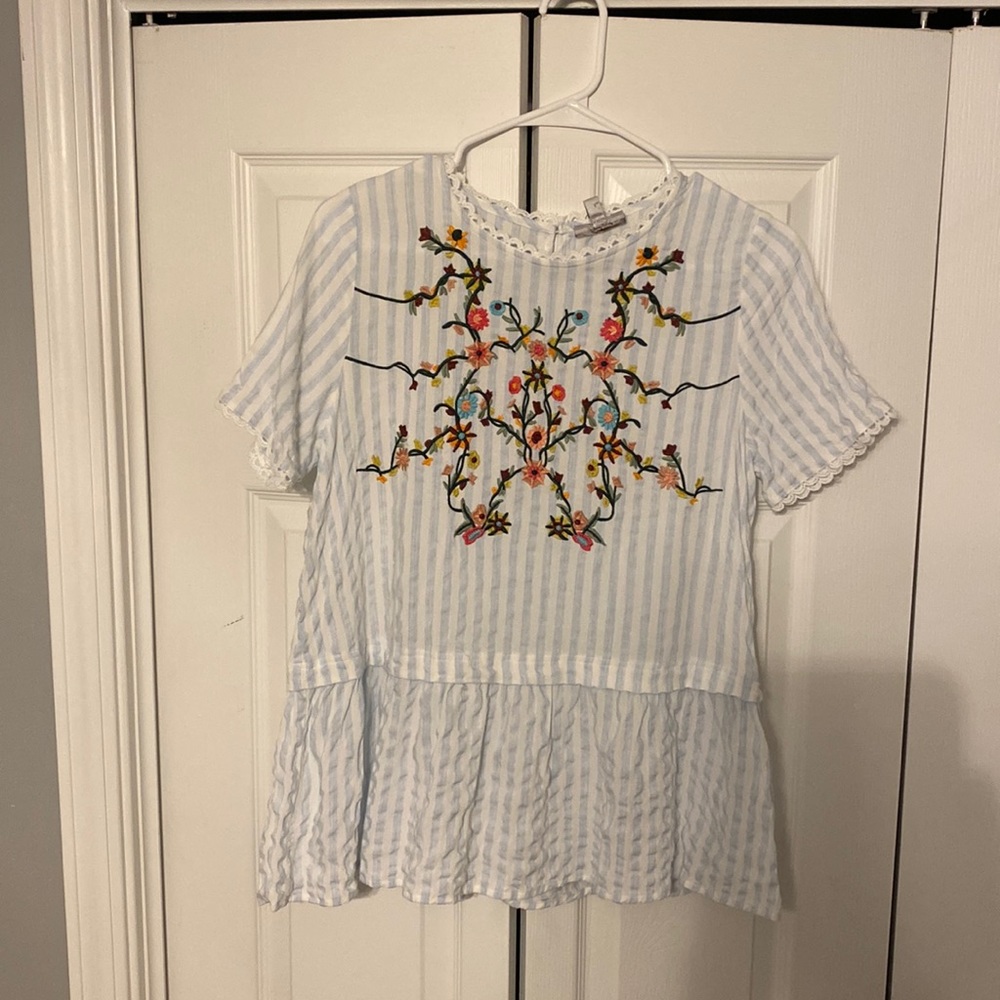 Embroidered Top